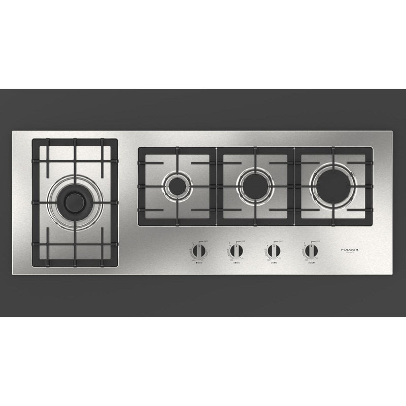 Fulgor Milano 44-inch Built-in Gas Cooktop with 4 Burners F4GK42S1 IMAGE 5