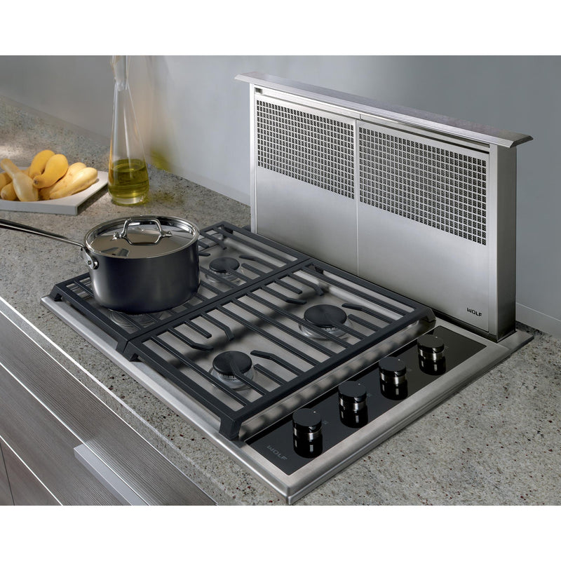 Wolf 30-inch Built-in Gas Cooktop CG304T/S IMAGE 3