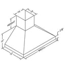 Vent-A-Hood 30-inch Wall Mount Range Hood PDH14-K30SS IMAGE 2