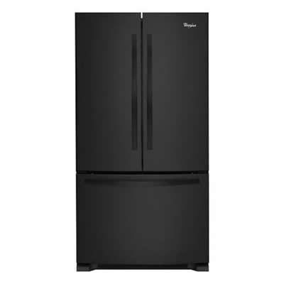 Whirlpool 33-inch, 21.7 cu. ft. French 3-Door Refrigerator with Ice and Water WRF532SMBB IMAGE 1