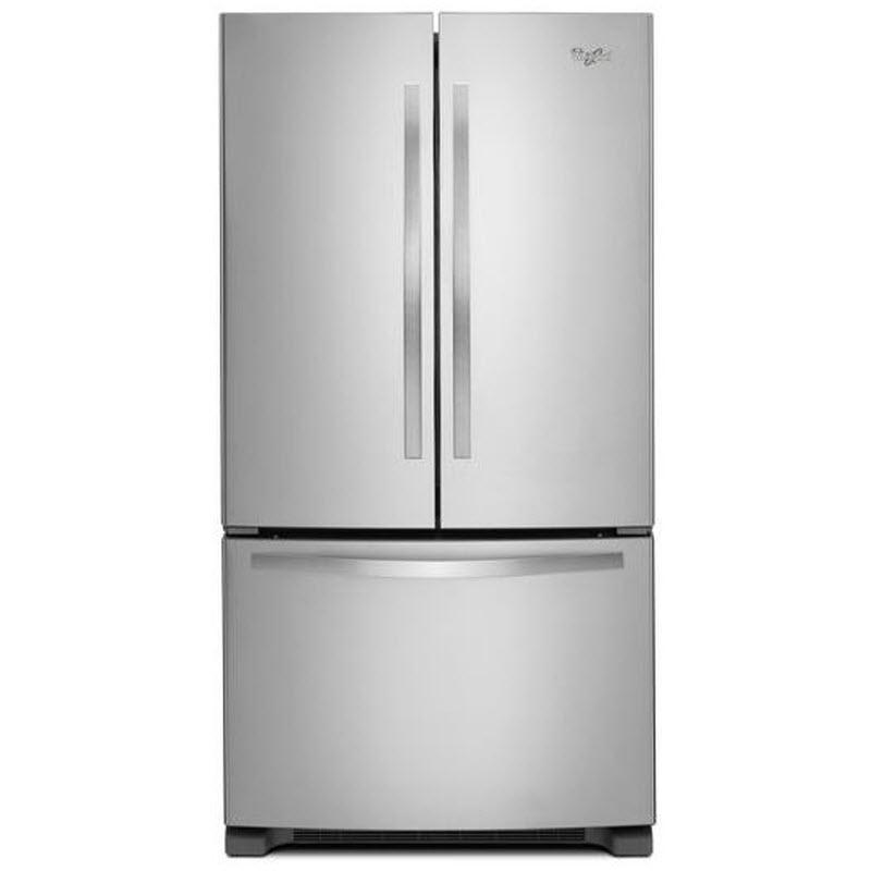 Whirlpool 33-inch, 21.7 cu. ft. French 3-Door Refrigerator with Ice and Water WRF532SMBM IMAGE 1