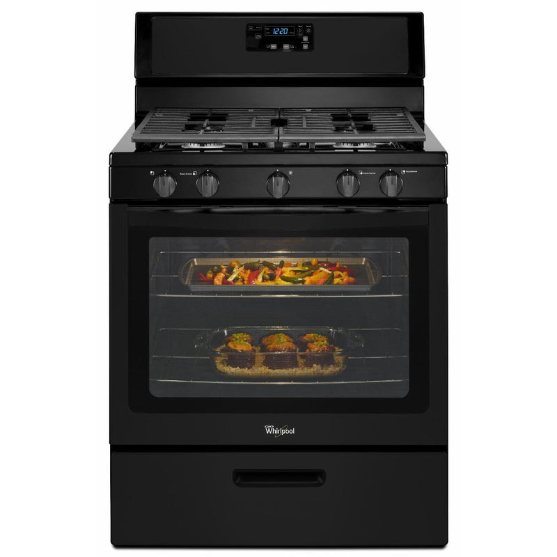 Whirlpool 30-inch Freestanding Gas Range with AccuSimmer® Burner WFG505M0BB IMAGE 3