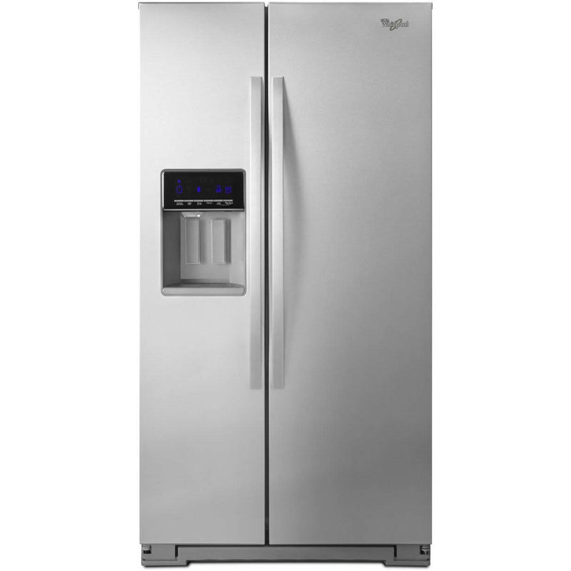 Whirlpool 36-inch, 20.59 cu. ft. Counter-Depth Side-by-Side Refrigerator with Ice and Water WRS571CIDM IMAGE 1