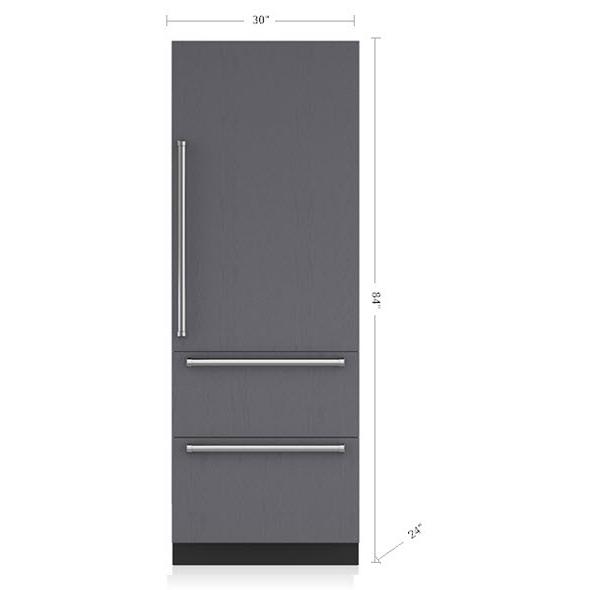 Sub-Zero 30-inch, 16.5 cu.ft. Built-in All-Refrigerator with Internal Water Dispenser IT-30RID-RH IMAGE 2