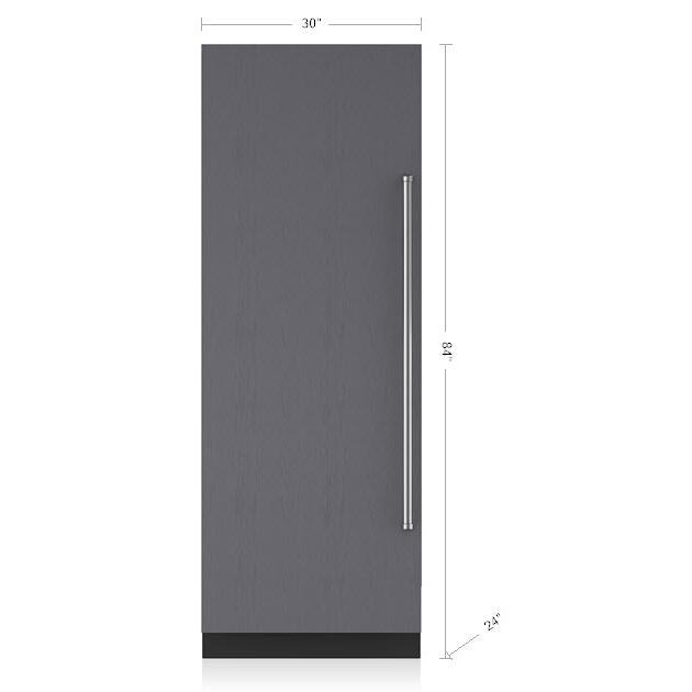 Sub-Zero 30-inch, 17.3 cu.ft. Built-in All-Refrigerator with Internal Water Dispenser IC-30RID-LH IMAGE 2