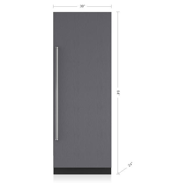 Sub-Zero 30-inch, 17.3 cu.ft. Built-in All-Refrigerator with Internal Water Dispenser IC-30RID-RH IMAGE 2