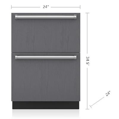 Sub-Zero 3.8 cu.ft. Drawer Freezer with Smart-Touch Technology ID-24F IMAGE 2