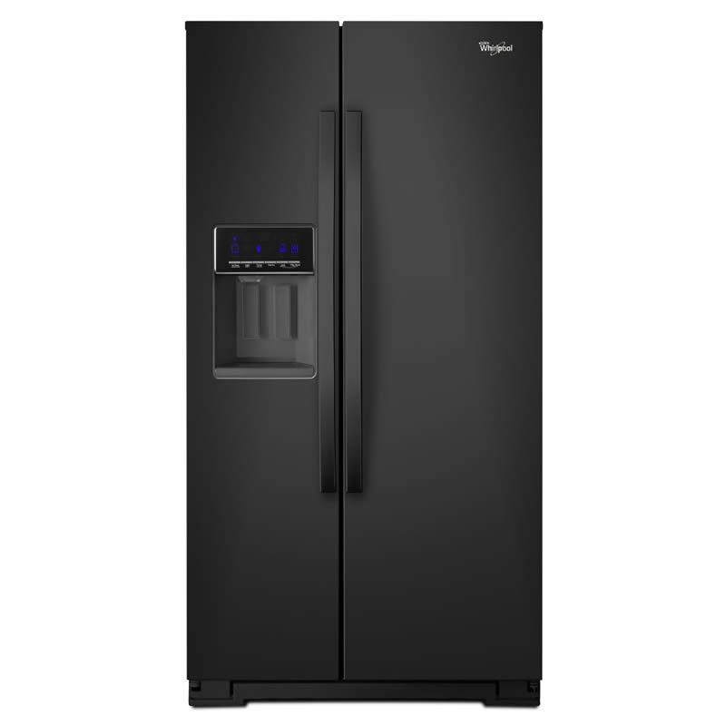 Whirlpool 36-inch, 25.6 cu. ft. Side-by-Side Refrigerator with Ice and Water WRS576FIDB IMAGE 1