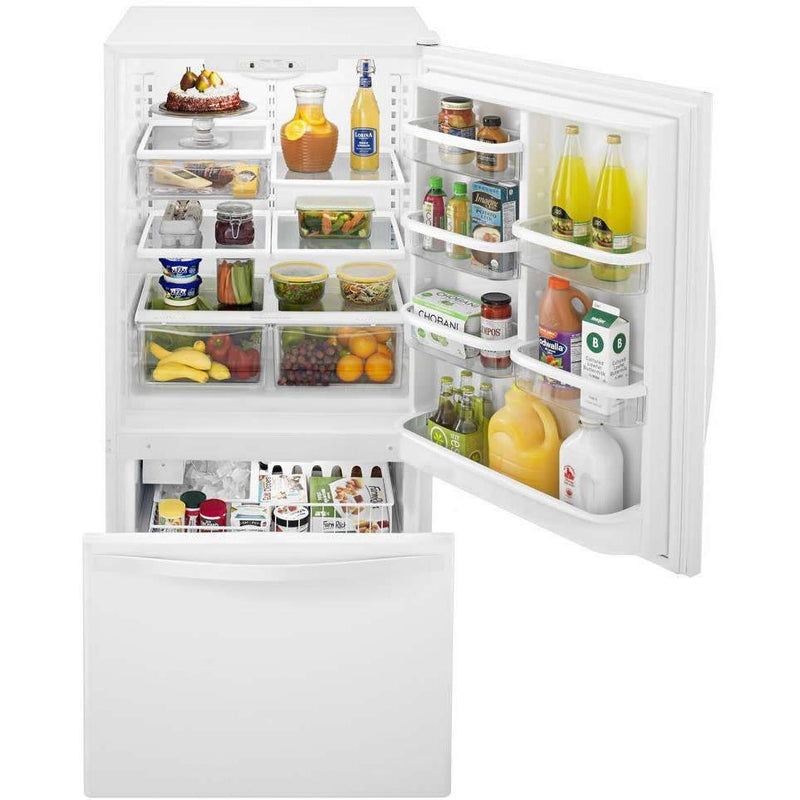 Whirlpool 30-inch, 18.7 cu. ft. Bottom Freezer Refrigerator with Ice WRB329DMBW IMAGE 5