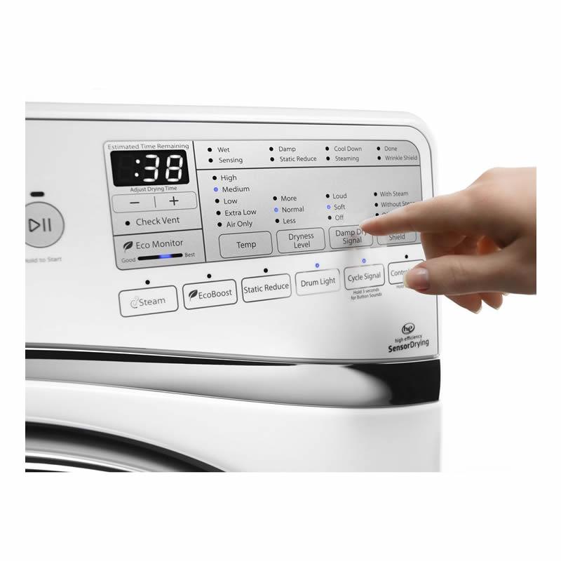Whirlpool 7.3 cu. ft. Electric Dryer with EcoBoost™ option YWED97HEDW IMAGE 2