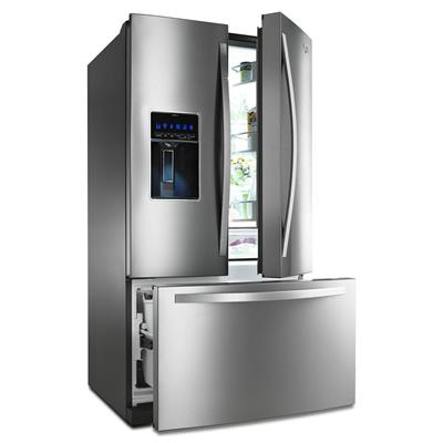Whirlpool 36-inch, 28.59 cu. ft. French 3-Door Refrigerator with Ice and Water WRF991BOOM IMAGE 4