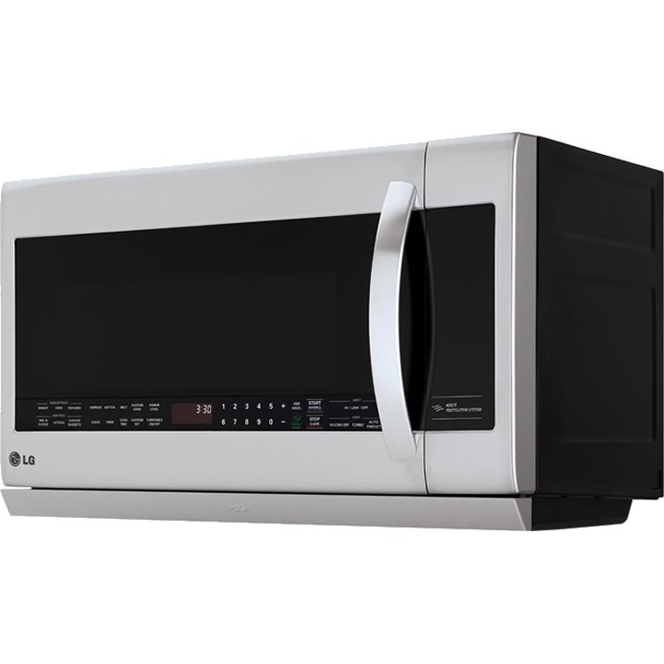 LG 30-inch, 2.2 cu. ft. Over-the-Range Microwave Oven with 2nd Generation Slide-Out ExtendaVent™ LMV2257ST IMAGE 5