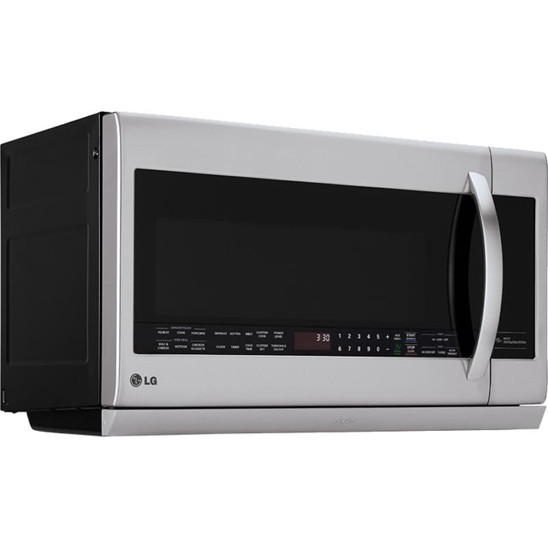 LG 30-inch, 2.2 cu. ft. Over-the-Range Microwave Oven with 2nd Generation Slide-Out ExtendaVent™ LMV2257ST IMAGE 7