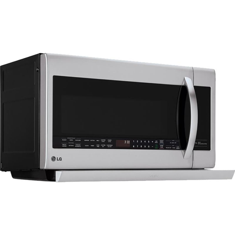 LG 30-inch, 2.2 cu. ft. Over-the-Range Microwave Oven with 2nd Generation Slide-Out ExtendaVent™ LMV2257ST IMAGE 8