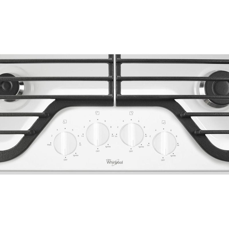 Whirlpool 30-inch Built-In Gas Cooktop WCG51US0DW IMAGE 2