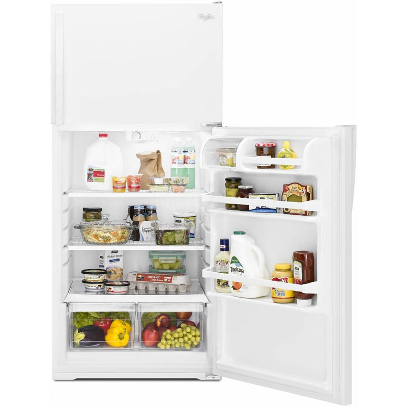 Whirlpool 28-inch, 14.3 cu. ft. Top Freezer Refrigerator WRT134TFDW IMAGE 6