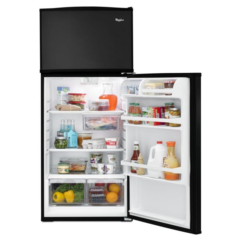 Whirlpool 28-inch, 16 cu. ft. Top Freezer Refrigerator WRT316SFDB IMAGE 4