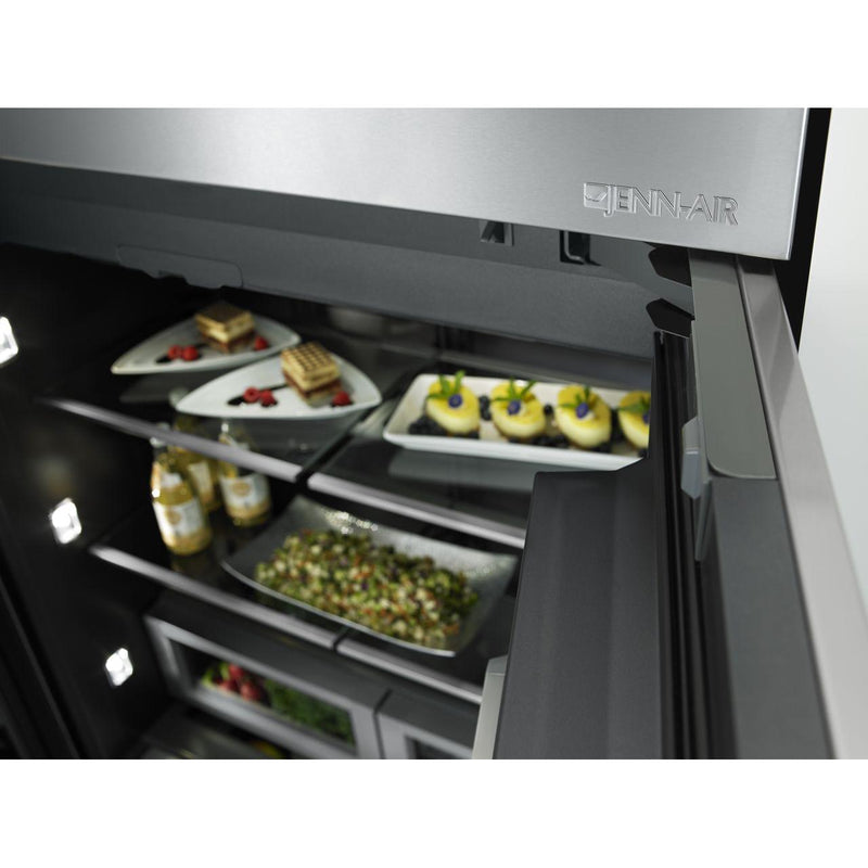 JennAir 36-inch, 20.9 cu.ft. Built-in Bottom Freezer Refrigerator with Obsidian Interior JB36NXFXRE IMAGE 9