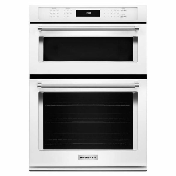 KitchenAid 30-inch, 5 cu. ft. Built-in Combination Wall Oven with Convection KOCE500EWH IMAGE 1