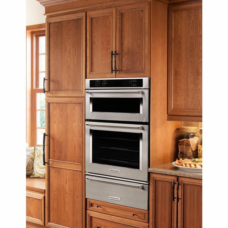 KitchenAid 27-inch, 4.3 cu. ft. Built-in Combination Wall Oven with Convection KOCE507ESS IMAGE 5