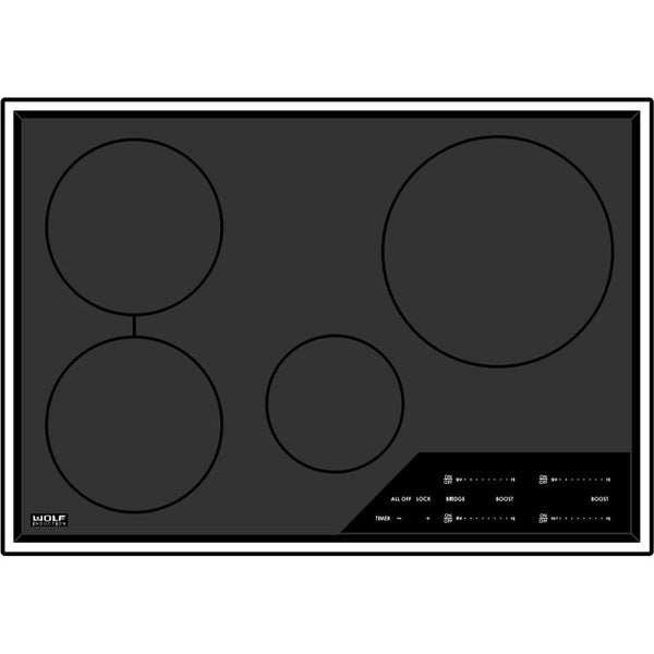 Wolf 30-inch Built-In Induction Cooktop CI304T/S IMAGE 1