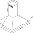 Vent-A-Hood 48-inch Wall Mount Range Hood PDAH14-K48SS IMAGE 3