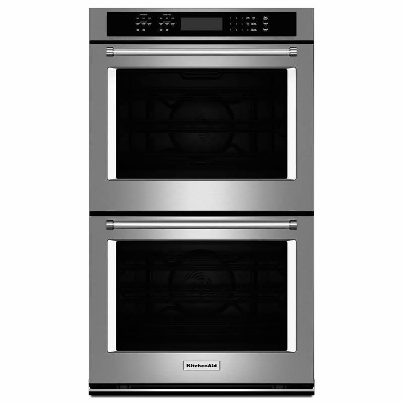 KitchenAid 27-inch, 8.6 cu. ft. Built-in Double Wall Oven with Convection KODE507ESS IMAGE 1