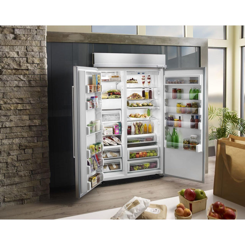 KitchenAid 48-inch, 30 cu. ft. Side-by-Side Refrigerator with ExtendFresh™ Plus KBSN608ESS IMAGE 15