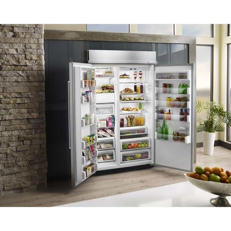 KitchenAid 48-inch, 30 cu. ft. Side-by-Side Refrigerator with ExtendFresh™ Plus KBSN608ESS IMAGE 16