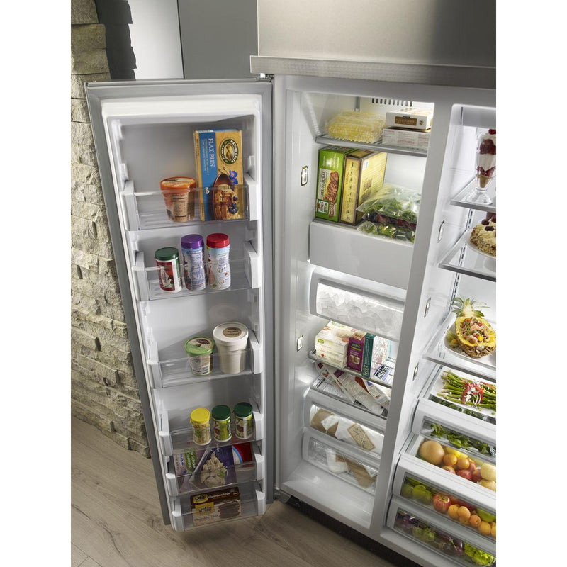 KitchenAid 48-inch, 30 cu. ft. Side-by-Side Refrigerator with ExtendFresh™ Plus KBSN608ESS IMAGE 17