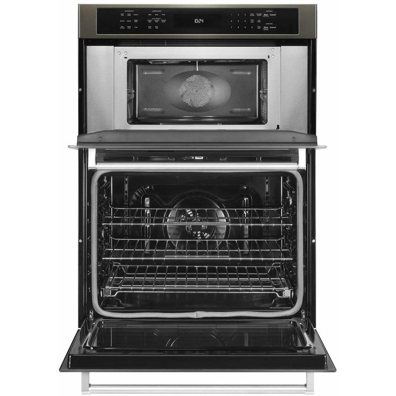 KitchenAid 30-inch, 5 cu. ft. Built-in Combination Wall Oven with Convection KOCE500EBS IMAGE 2