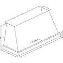 Vent-A-Hood 66-inch Wall Mount Range Hood JPH466/C2SS IMAGE 2