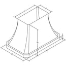 Vent-A-Hood 48-inch Ceiling Mount Range Hood JDIH248/C2SS IMAGE 2