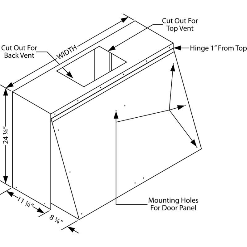 Vent-A-Hood 36-inch Wall Mount Range Hood TLH-136GS IMAGE 2