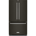 KitchenAid 36-inch, 22 cu.ft. Counter-Depth French 3-Door Refrigerator with Interior Water Dispenser KRFC302EBS IMAGE 1