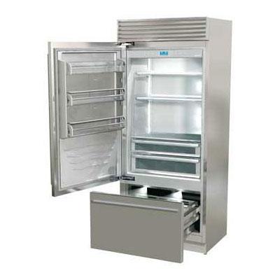 Fhiaba 36-inch, 19.3 cu. ft. Bottom Freezer Refrigerator with Ice and Water FP36BI-LS IMAGE 1
