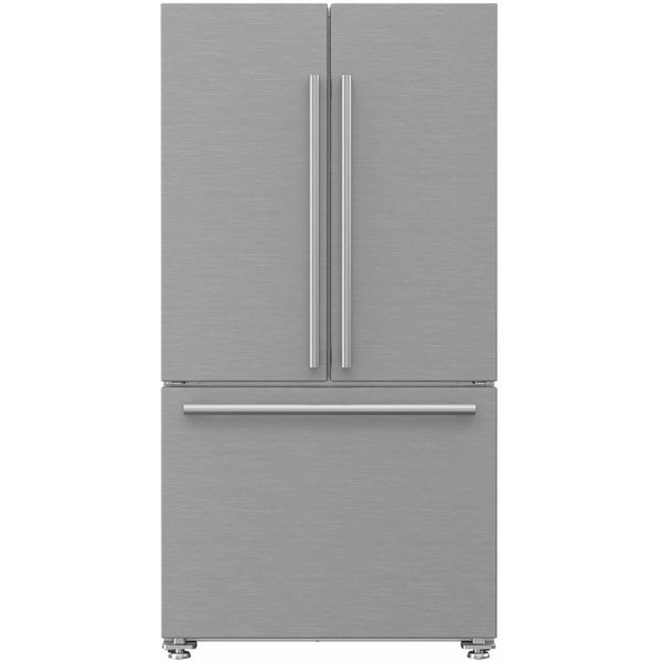 Blomberg 36-inch, 18.7 cu. ft. French 3-Door Refrigerator with Ice and Water BRFD 2230 SS IMAGE 1