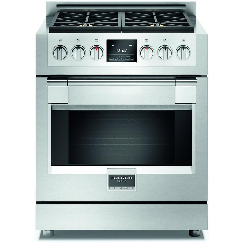 Fulgor Milano 30-inch Freestanding Dual-Fuel Range F6PDF304S1 IMAGE 1