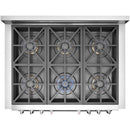 Fulgor Milano 36-inch Freestanding Dual-Fuel Range F6PDF366S1 IMAGE 3