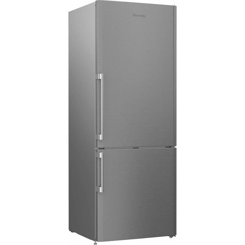 Blomberg 28-inch, 16.4 cu. ft. Bottom Freezer Refrigerator with Ice Maker BRFB 1522 SS IMAGE 2