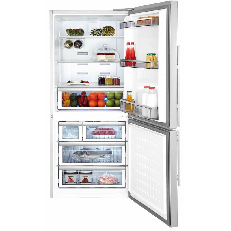 Blomberg 30-inch, 16.2 cu. ft. Bottom Freezer Refrigerator with Ice BRFB 1822 SSN IMAGE 2
