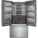 KitchenAid 36-inch, 23.8 cu. ft. Counter-Depth French 3-Door Refrigerator with Ice and Water KRFC704FPS IMAGE 2
