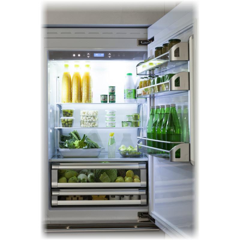 Fhiaba 36-inch, 19.3 cu. ft. Counter-Depth Bottom Freezer Refrigerator with Ice and Water BI36BI-RO IMAGE 2