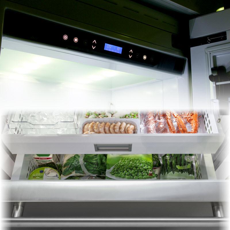 Fhiaba 36-inch, 19.3 cu. ft. Counter-Depth Bottom Freezer Refrigerator with Ice and Water BI36BI-RO IMAGE 6