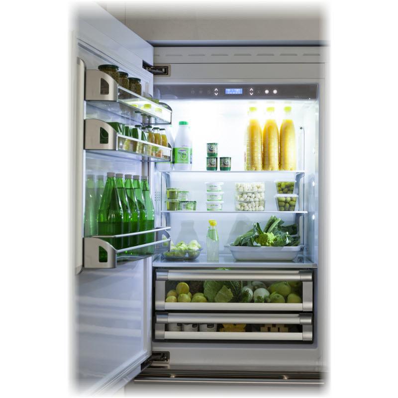 Fhiaba 36-inch, 19.3 cu. ft. Counter-Depth Bottom Freezer Refrigerator with Ice and Water BI36BI-LO IMAGE 2