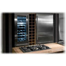 Fhiaba 36-inch, 19.3 cu. ft. Counter-Depth Bottom Freezer Refrigerator BKI36B-RS IMAGE 2