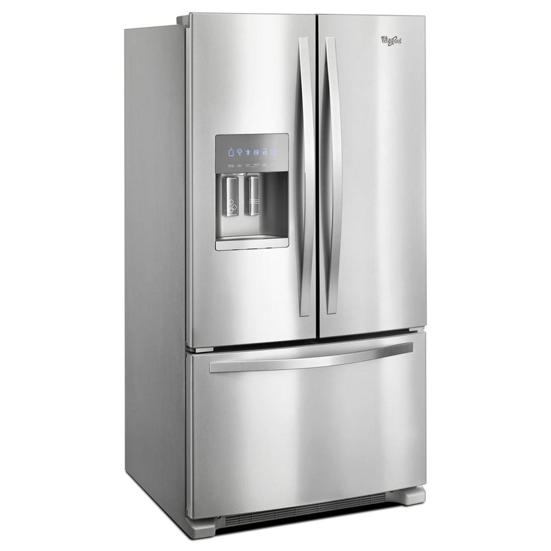 Whirlpool 36-inch, 24.7 cu. ft. French 3-Door Refrigerator with Ice and Water Dispensing System WRF555SDFZ IMAGE 2