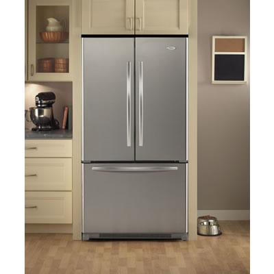 Whirlpool 36-inch, 24.8 cu. ft. French 3-Door Refrigerator with Ice and Water GX5FHDXVY IMAGE 3