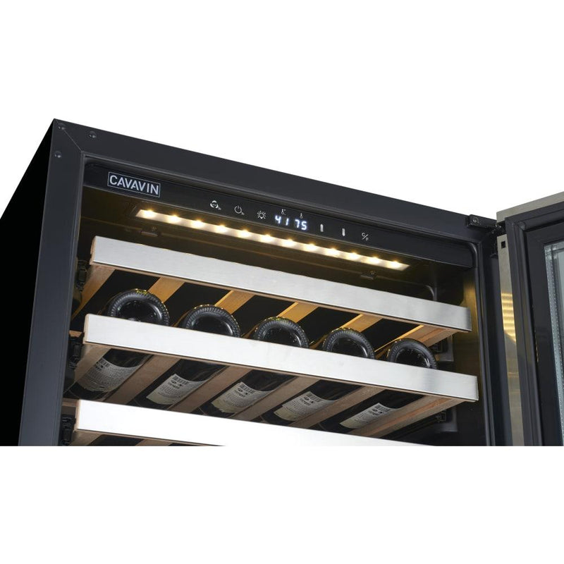 Cavavin 163-Bottle Vinoa Collection Wine Cellar with One-Touch LED Digital V-163WSZ IMAGE 4