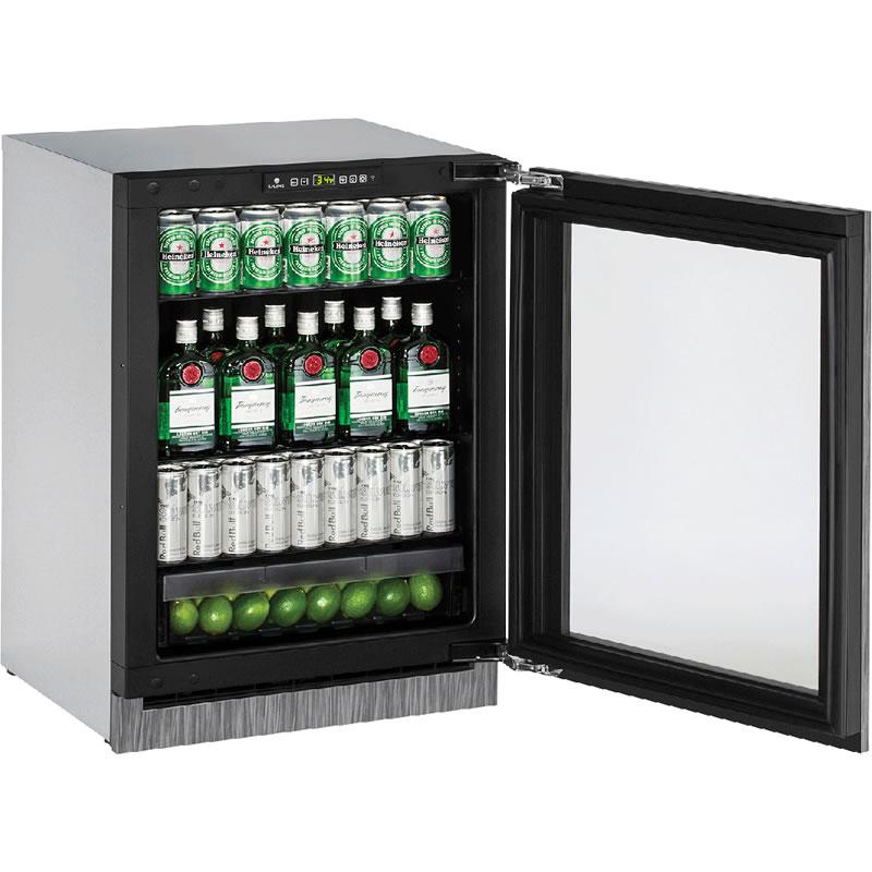 U-Line 24-inch, 4.9 cu. ft. Compact Refrigerator U-2224RGLINT-00B IMAGE 3